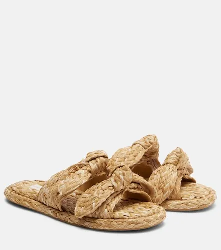 Carousel raffia espadrille slides - Zimmermann - Modalova
