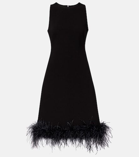 Abito midi Semito con piume - Max Mara - Modalova