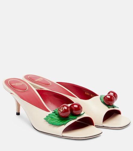 Cherryfic leather mules - Valentino Garavani - Modalova