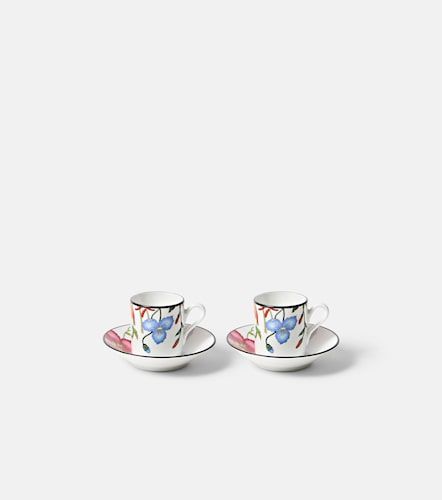 Set di 2 tazzine da caffè e piattini Flora - Gucci - Modalova