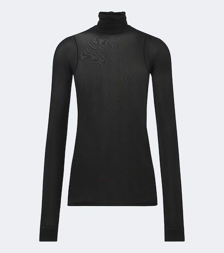 Saint Laurent Jersey turtleneck top - Saint Laurent - Modalova