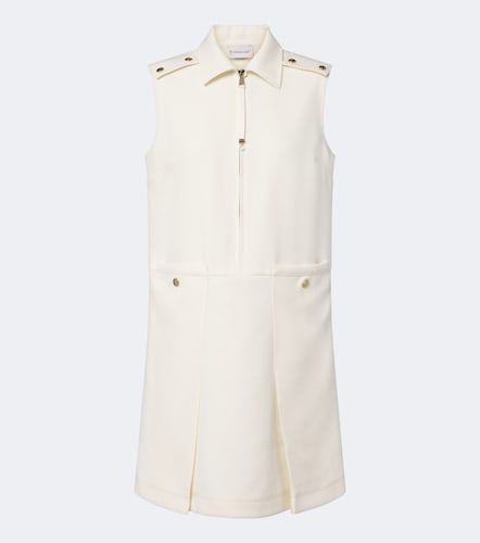 Moncler Hemdkleid aus Wollgabardine - Moncler - Modalova