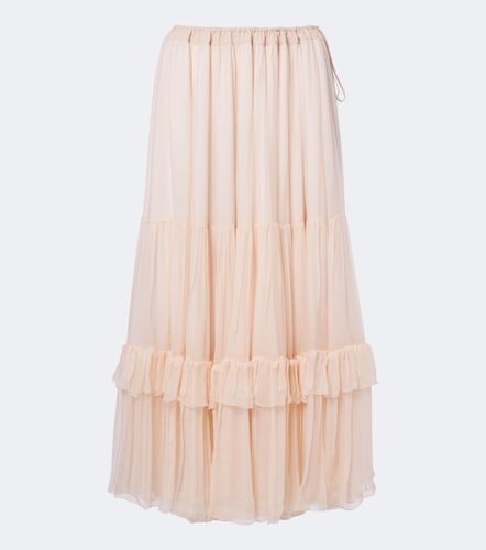 Chloe Ruffled silk midi skirt - Chloe - Modalova