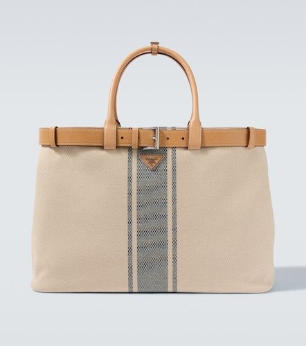 Borsa Buckle in canvas con pelle - Prada - Modalova