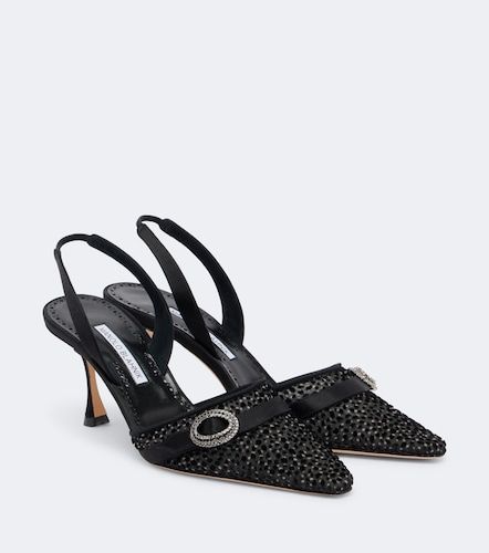 Pumps slingback Zutosli con cristalli - Manolo Blahnik - Modalova