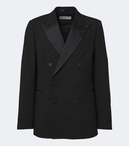 Double-breasted wool and silk-blend blazer - Dries Van Noten - Modalova