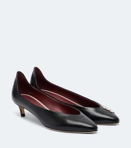 Embellished leather pumps - Magda Butrym - Modalova