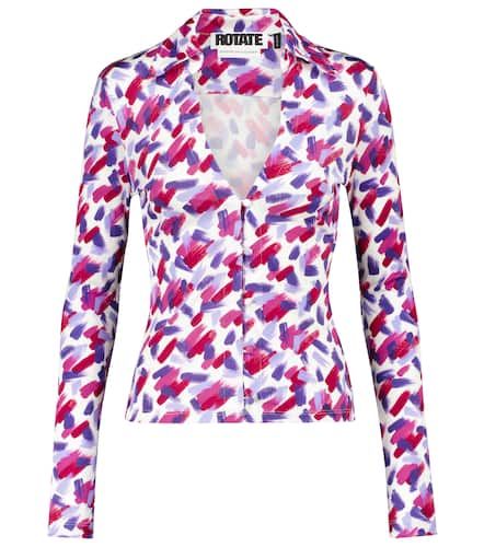 Cabaret printed long-sleeved top - Rotate - Modalova