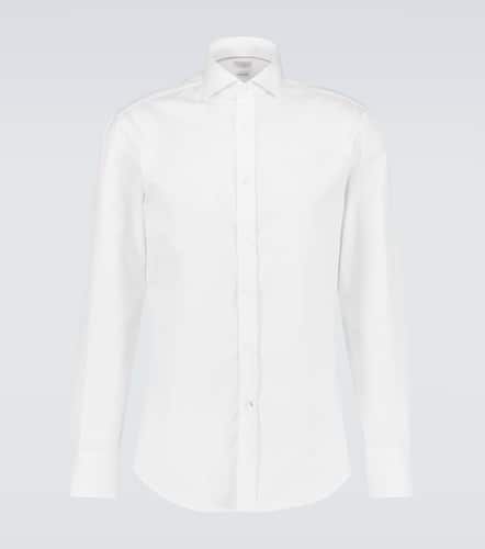 Camisa de manga larga de algodón - Brunello Cucinelli - Modalova