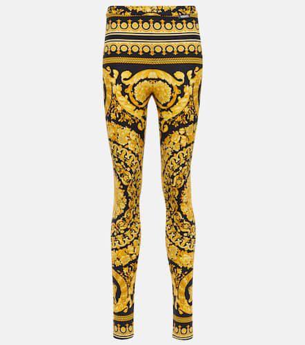 Versace Barocco mid-rise leggings - Versace - Modalova