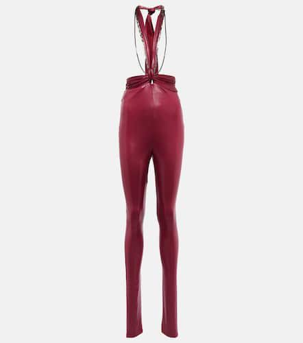 Ruby chain-trimmed leggings - The Attico - Modalova