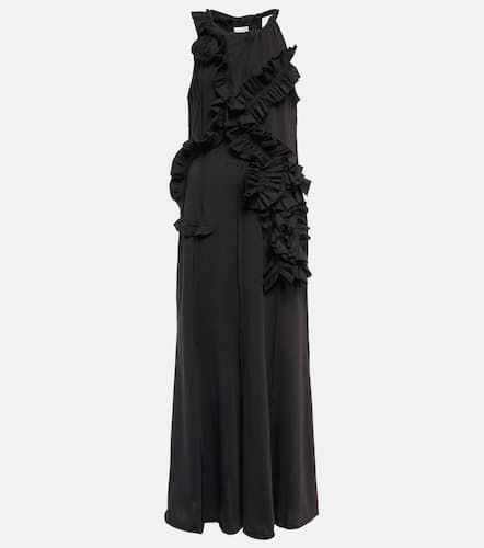 Ruffle-trimmed cotton jersey maxi dress - Dries Van Noten - Modalova