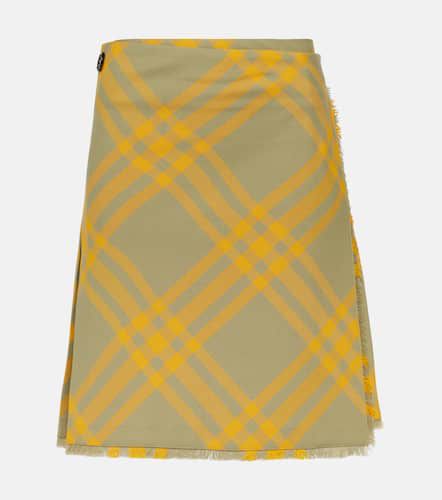 Burberry Check wool-blend kilt - Burberry - Modalova