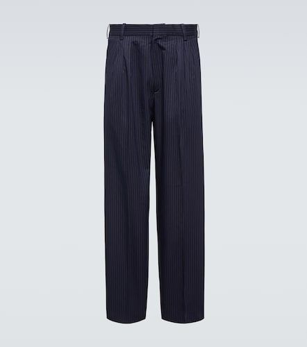 Pantalones de algodón y lino con raya diplomática - Kenzo - Modalova