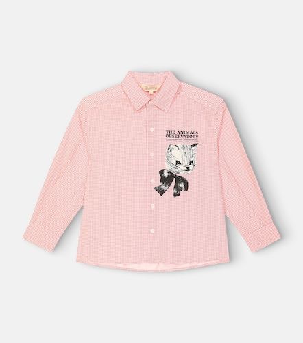 Camisa Wolf de algodón estampada - The Animals Observatory - Modalova