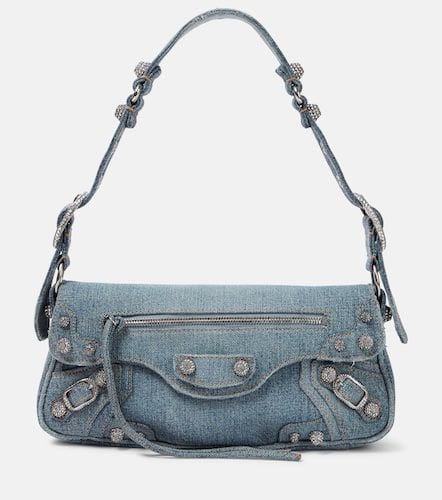 Le Cagole denim shoulder bag - Balenciaga - Modalova