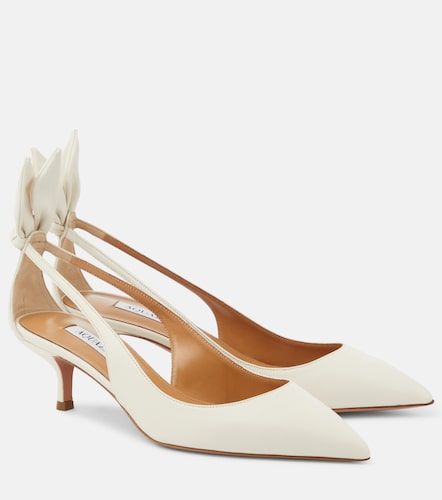Pumps Bow Tie 50 aus Leder - Aquazzura - Modalova