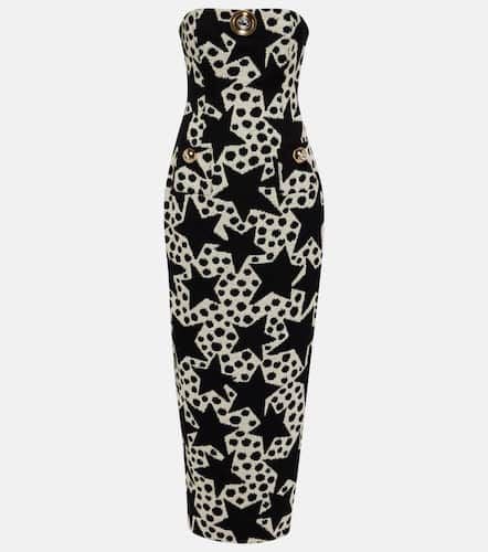 Crystal-embellished jacquard maxi dress - Area - Modalova