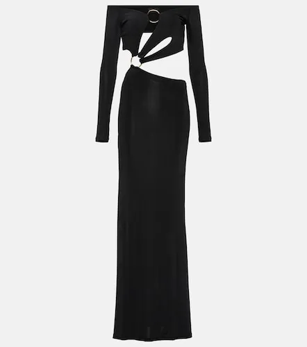 Abito lungo in jersey con cut-out - Louisa Ballou - Modalova