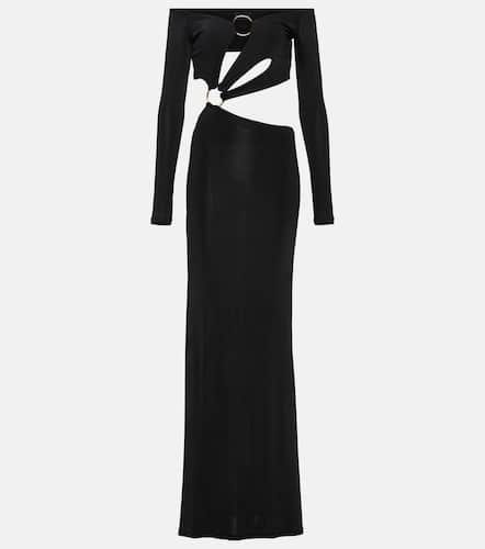 Cutout jersey maxi dress - Louisa Ballou - Modalova