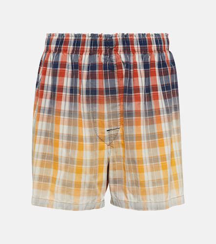 Checked cotton shorts - Maison Margiela - Modalova