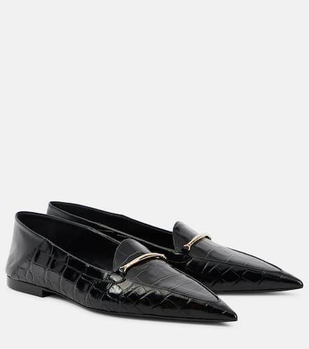 Morsetto croc-effect leather loafers - Victoria Beckham - Modalova