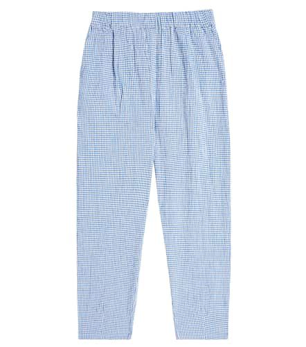 Birger checked seersucker pants - Liewood - Modalova