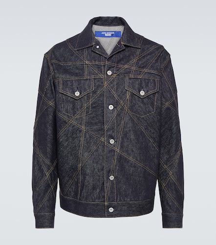 Embroidered denim jacket - Junya Watanabe - Modalova