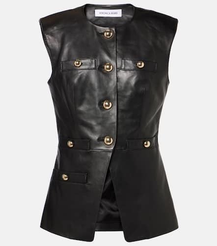 Gilet Tamara in pelle - Veronica Beard - Modalova