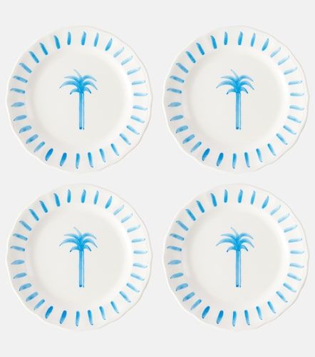 Set de 4 platos Palm de cerámica - Les-Ottomans - Modalova