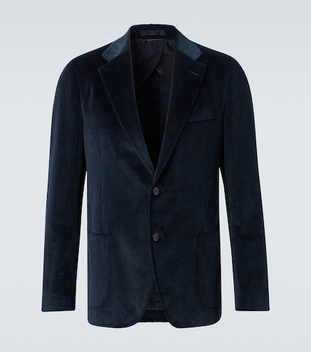 Blazer in velluto a coste di cotone - Lardini - Modalova