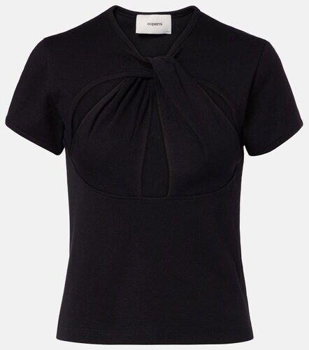 Camiseta de algodón con aberturas - Coperni - Modalova