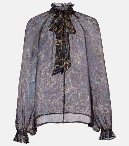 Bedruckte Bluse aus einem Seidengemisch - Etro - Modalova