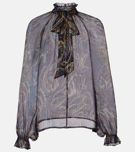 Etro Paisley silk-blend blouse - Etro - Modalova