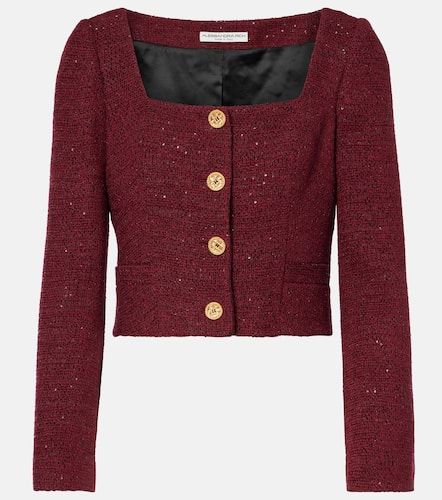 Sequined tweed jacket - Alessandra Rich - Modalova