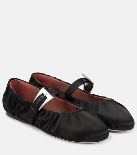 Sveva satin ballet flats - Paris Texas - Modalova