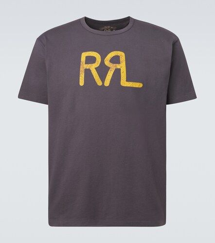 Camiseta de jersey de algodón con logo - RRL - Modalova