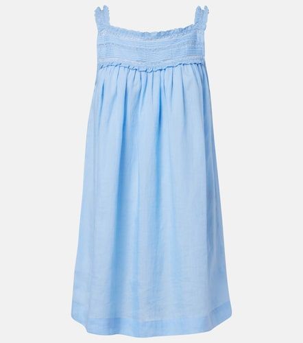 Dôen Vestido corto Bea de ramio con encaje - Doen - Modalova