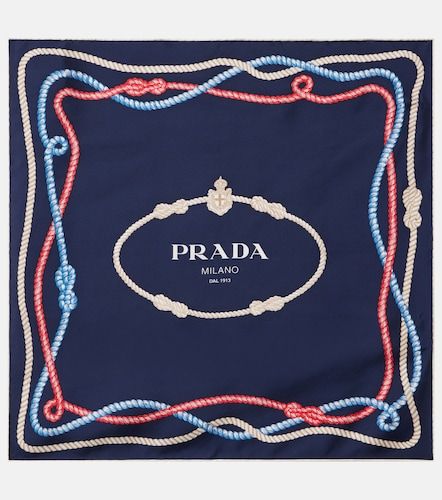 Prada Printed silk twill scarf - Prada - Modalova