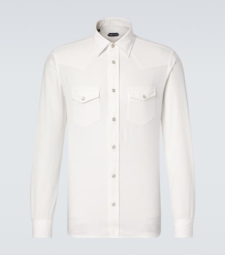 Camisa Western de pana de algodón - Tom Ford - Modalova