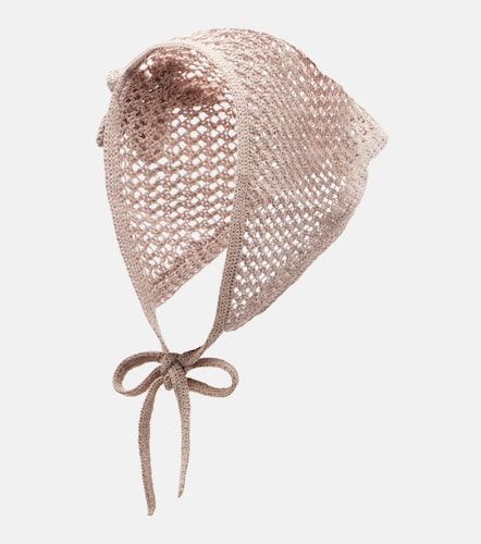 Sciarpa crochet con applicazioni floreali - Bananhot - Modalova