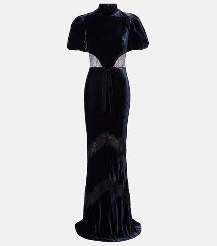 Robe Minerva aus Samt mit Spitze - Rebecca Vallance - Modalova