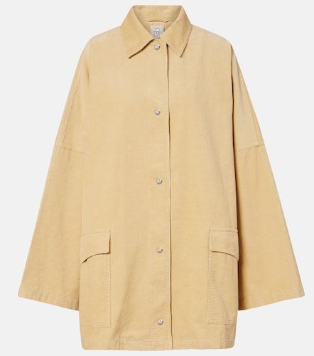 Giacca camicia in velluto di cotone a coste - Toteme - Modalova