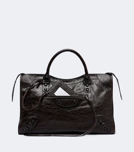 Le City Medium leather top-handle bag - Balenciaga - Modalova