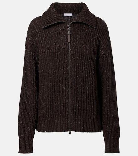 Jersey en mezcla de cachemir y lana con cuentas Monili - Brunello Cucinelli - Modalova