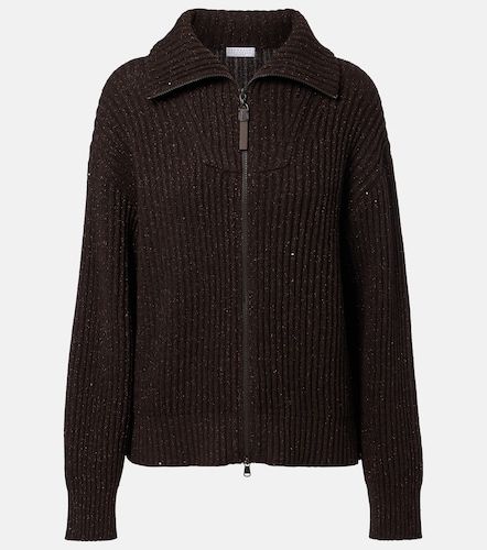 Monili zip-up sweater - Brunello Cucinelli - Modalova