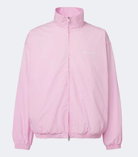 Chaqueta de popelín de algodón con logo - Acne Studios - Modalova
