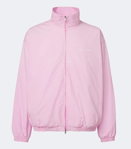 Chaqueta de popelín de algodón con logo - Acne Studios - Modalova