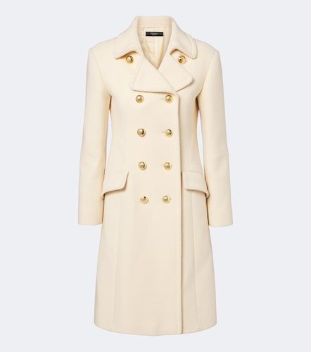 Zweireihiger Mantel aus einem Wollgemisch - Gucci - Modalova
