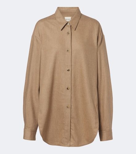 Camicia oversize Goya in lana e cashmere - Khaite - Modalova